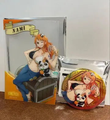 ONE PIECE 상하이 오리지널 캔뱃지 클리어 카드 나미