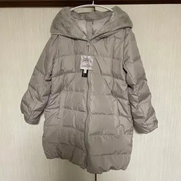 시마무라 다운 자켓 페더 베이지 L