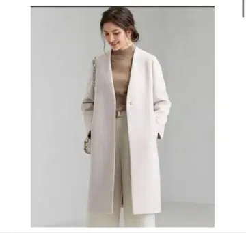 노 라펠 코트 그린 라벨 릴랙싱