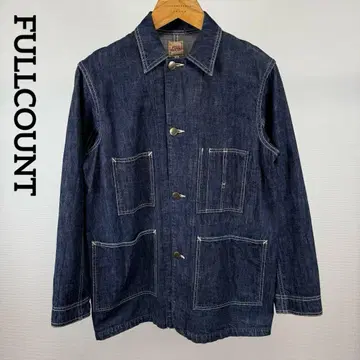 FULLCOUNT 풀카운트 데님 커버올 38 인디고