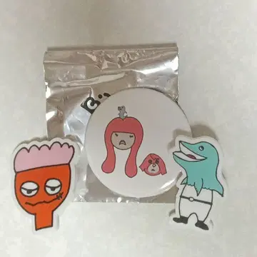 아이나 더 엔드 즐거운 동료 핀 배지 배지 세트