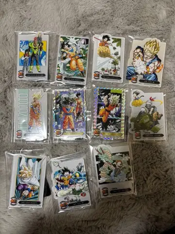 드래곤볼 제일복권 아크릴 스탠드 11장 세트 시크릿 포함