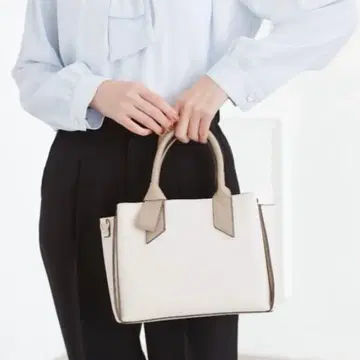 리본 핸들 2way 핸드백 숄더백