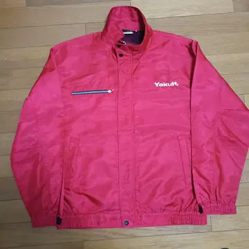 야쿠르트 레이디 Yakult 빨간색 점퍼 LL 사이즈