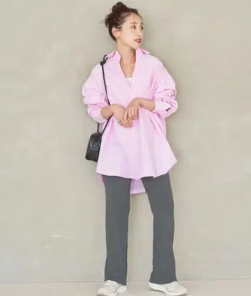 미사용 새상품 FREAK'S STORE 리브 플레어 니트 팬츠