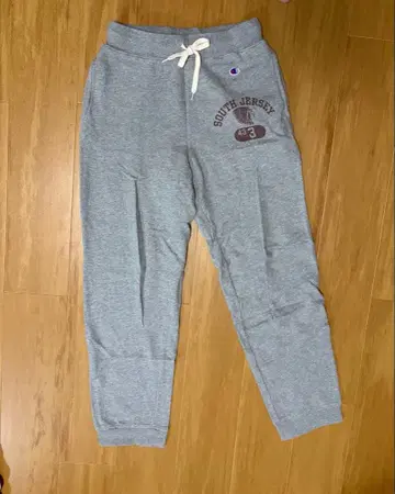 Champion 그레이 스웨트 팬츠 M 사이즈