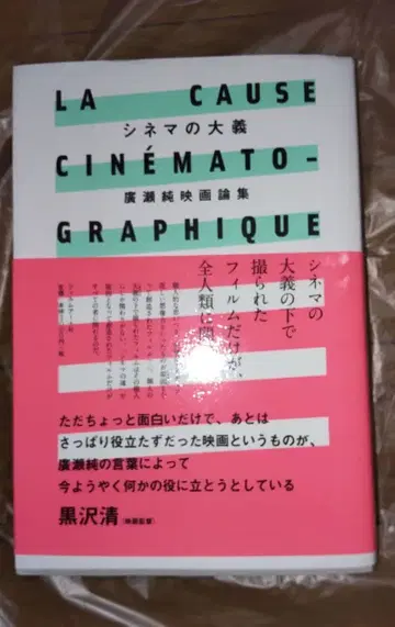 시네마의 대의 히로세 준 영화론집