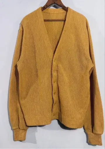 70s 가디건 머스타드