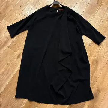 유 코타케 마사 블랙 롱 원피스 블랙 원피스