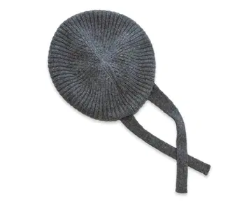 VAKT. 베레모 니트 베레모 그레이