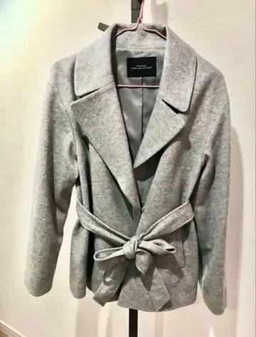 UNITED ARROWS 울 숏코트 라이트 그레이 M