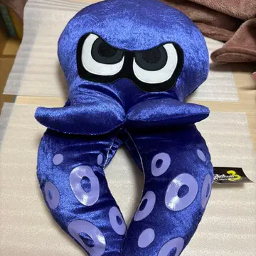 스프라툰 문어 봉제 인형 블루 파랑