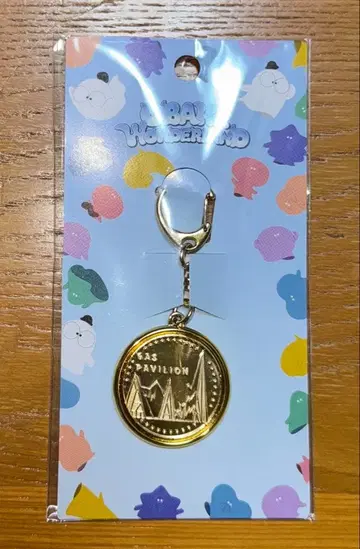 오사카 간사이 만박 가스 파빌리온 기념 메달 키링