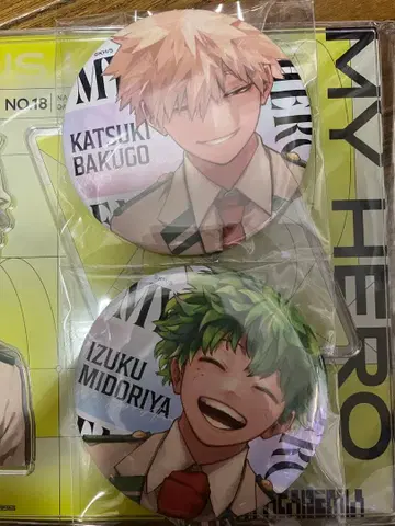 나의 히어로 아카데미아 캔뱃지 2개 세트