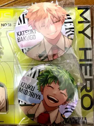 나의 히어로 아카데미아 캔뱃지 2개 세트