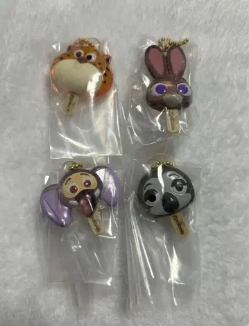 주토피아 아이스캔디 참 4종 세트