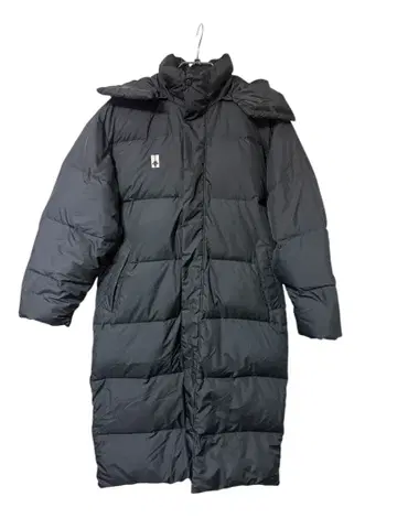 데상트 DESCENTE 벤치 코트 M 다운 롱 코트 블랙