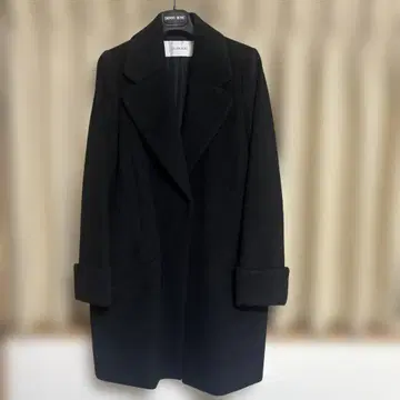 르쉘블루 체스터 울 코트 블랙