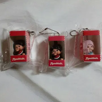 몽치치 패키지 피규어 키체인 3개