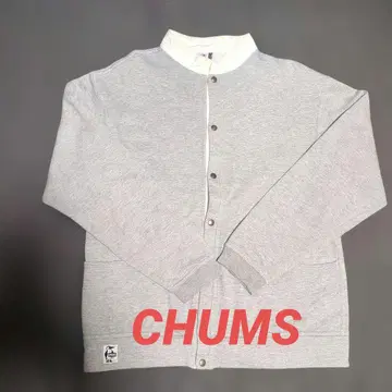 CHUMS 풀스냅 허리케인 탑 L 사이즈 인기 색상 그레이