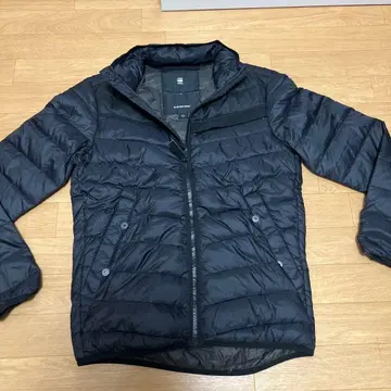 지스타 로우 블랙 라이더 다운 자켓 S 새상품급
