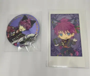 악마 집사와 검은 고양이 아쿠네코 난자 캔뱃지 라토 난자타운 카드