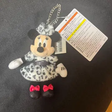 레오파드 무늬 미니 스트랩 화이트 블랙