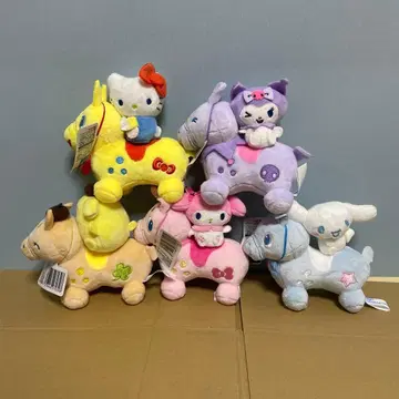 RODY SANRIO 작은 페어 봉제 인형 5체 세트