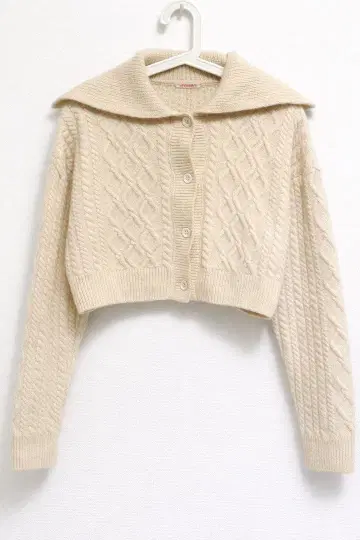 RYE TENDER SENECA CABLE CARDIGAN 화이트