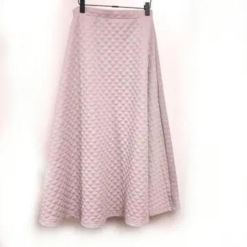 [ 새상품 미사용 ] 퀼팅 플레어 스커트 아이보리 M