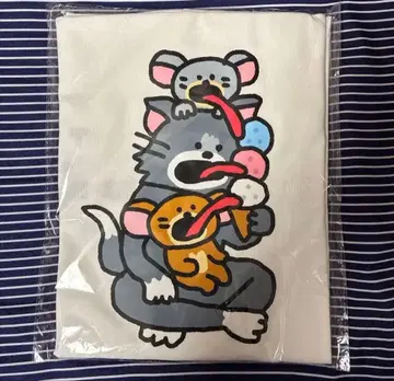 톰과 제리 happy 복권 제일복권 B상 콜라보 셔츠 아이스 타카다베어