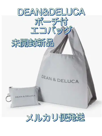 [ 온라인 완판 ] DEAN&DELUCA 파우치 포함 에코백 그레이