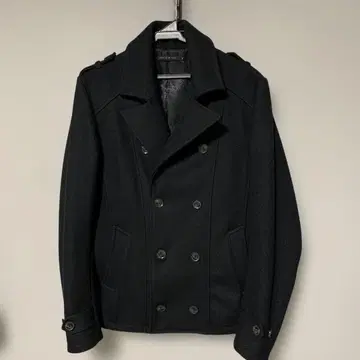 GOSTAR DE FUGA 블랙 피 코트 46 사이즈