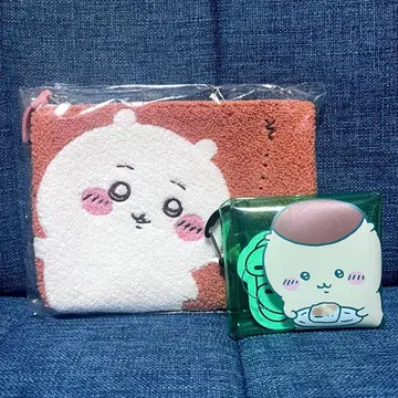 치이카와 (먼작귀) 포켓 파우치 & 클리어 멀티 케이스 세트