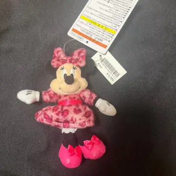 레오파드 무늬 미니 핑크