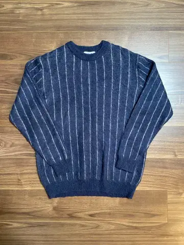 유나이티드 애로우즈 니트 스웨터 남성용 네이비 L 사이즈