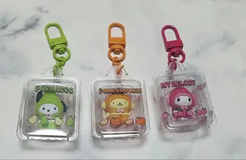 산리오 포차코/푸딩/마이멜로디: 시크릿 키링 (후르츠)