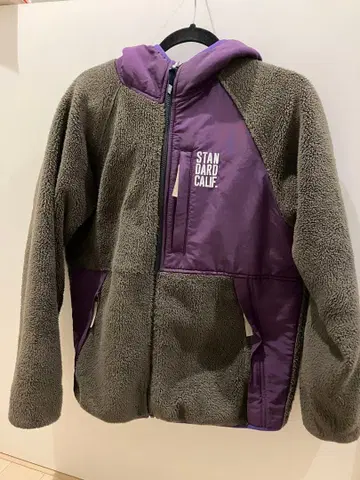 스탠다드 캘리포니아 플리스 자켓 올리브-퍼플