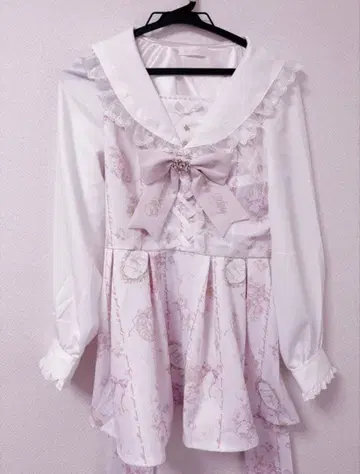 LIZLISA 리즈리사 주얼리 패턴 셋업 핑크