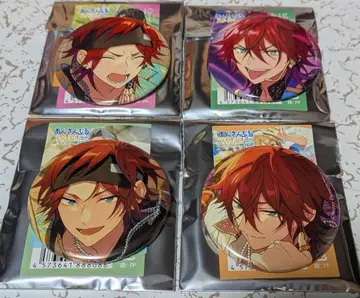 앙상블 스타즈!! Crazy:B 아마기 린네 캔뱃지 4개 세트