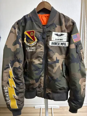 [ 새상품급 ] AVIREX 아비렉스 MA-1 플라이트 자켓