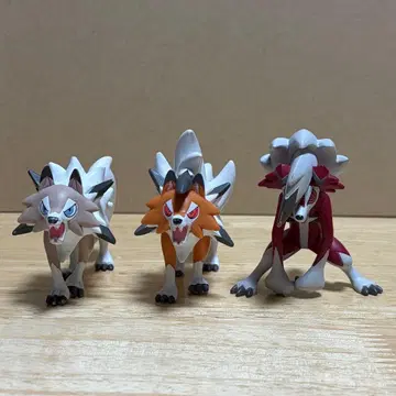 포켓몬 포켓몬스터 피규어 루가루암 3체 세트 몬코레