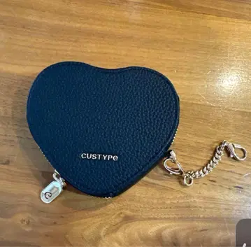 CUSTYPE 하트형 키링 블랙 MagSafe