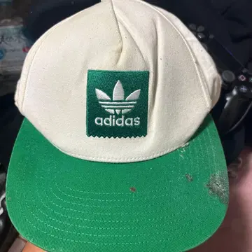 adidas 야구 모자 화이트/그린