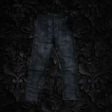 wax 가공 코팅 데님 opium vkei 다크 의류 archive