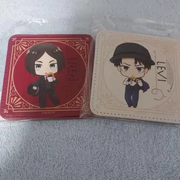 진격의 거인 리바이 엘렌 티타임 시리즈 코스터 세트