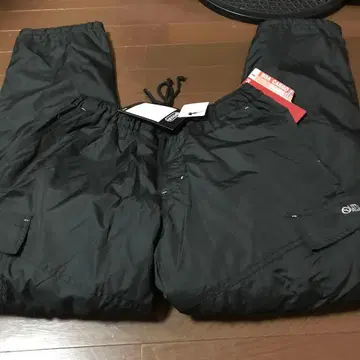 새상품 아웃도어 블랙 보아 안감 카고 팬츠