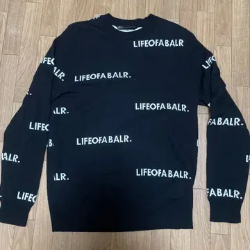 BALR. 블랙 니트 L 사이즈