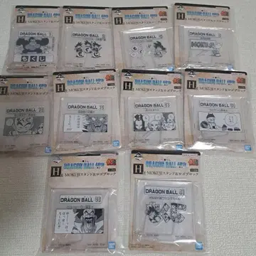 제일복권 드래곤볼 40주년 H상 MOKUJI 스탠드 & 로고 블록