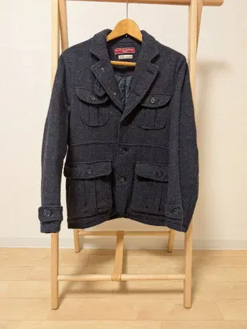 FUNDAMENTAL AGREEMENT 울 혼방 코트 M